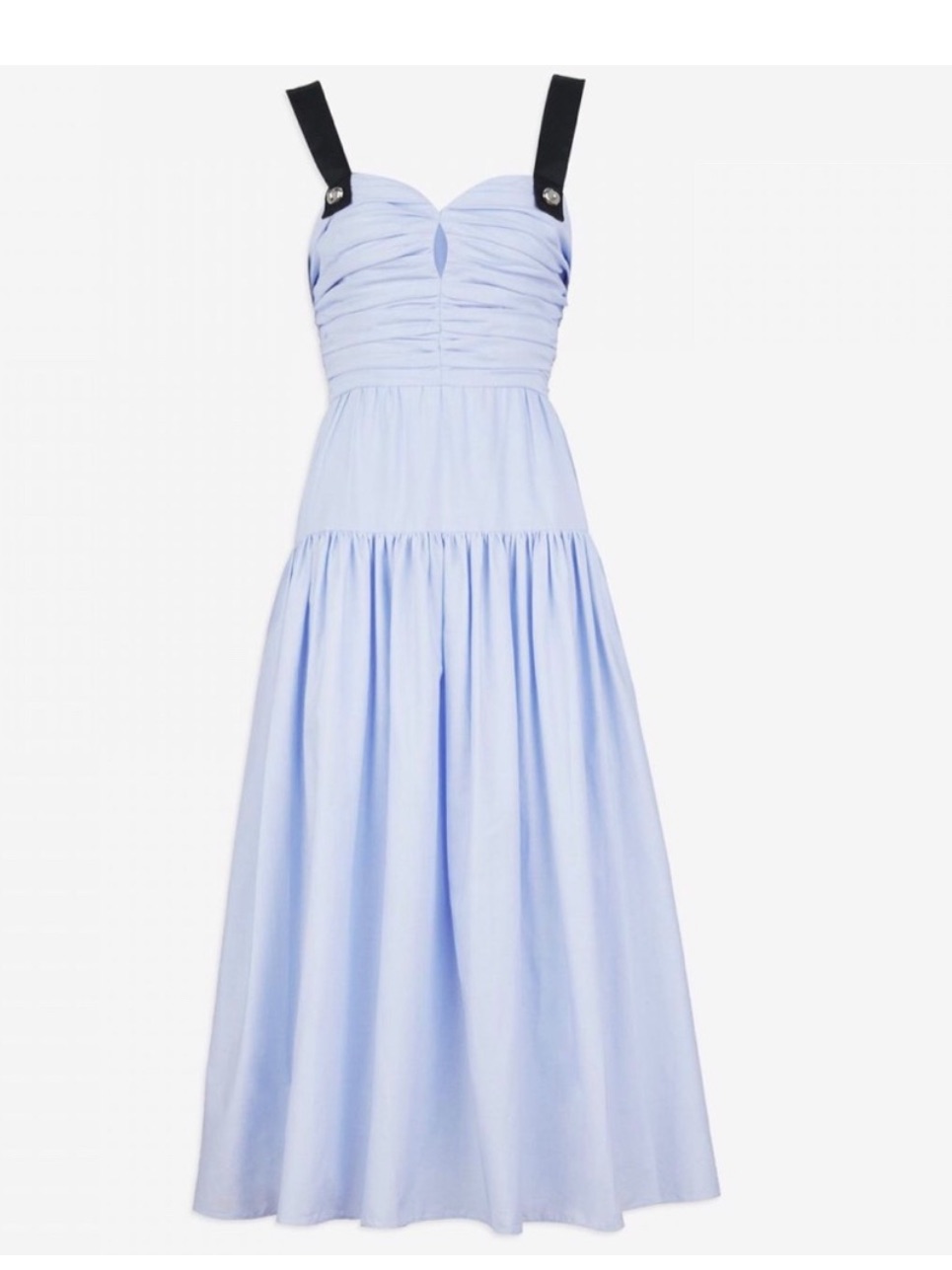 Tanya Taylor “Jenna” Blue Midi Dress Size 14